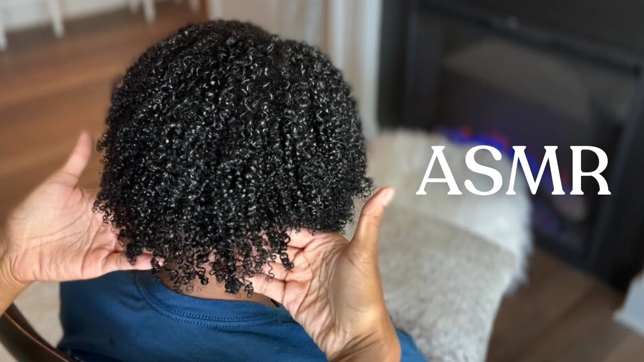 ASMR | Styling My Mom’s Type 4 Natural Hair☺️