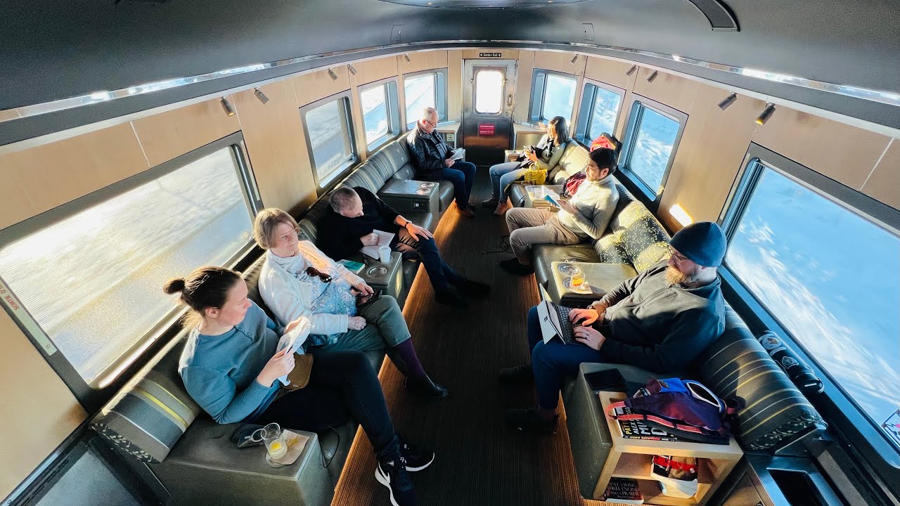 BEST Train in the WORLD 🌎!, VIA Rail Train 2, the CANADIAN, Departing VANCOUVER, Canada 🍁, 2/17/2025