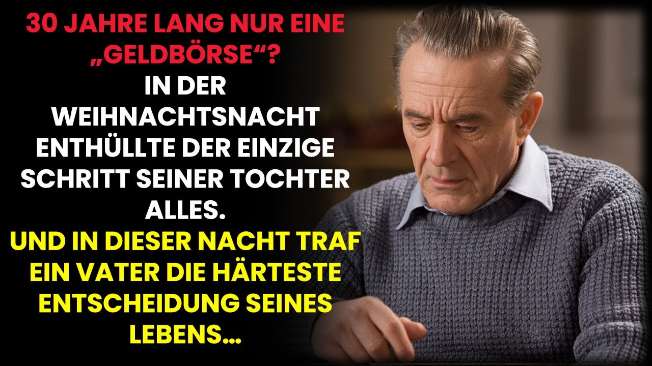 30 JAHRE AUSGENUTZT: AN WEIHNACHTEN ZOG EIN VATER DIE LETZTE GRENZE
