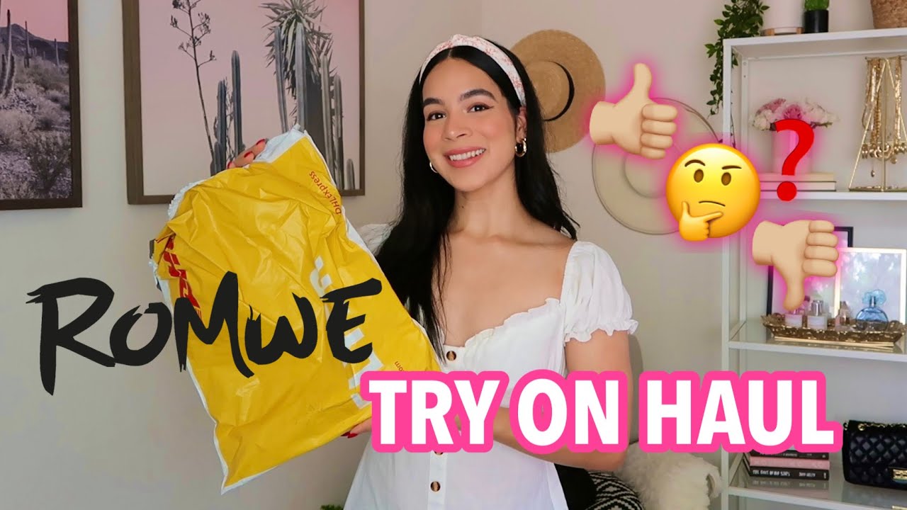 ROMWE TRY ON HAUL *summer must-haves* | Jessica Melgoza