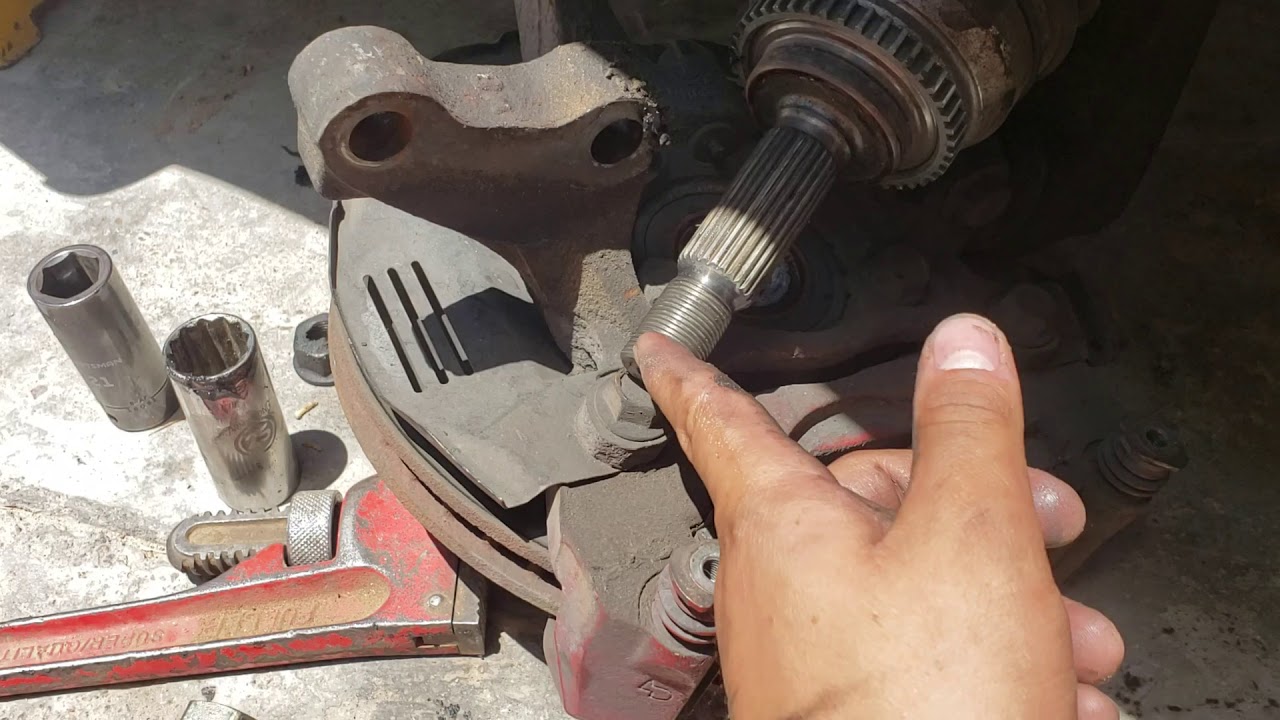 2003 eclipse gts cv axle removal