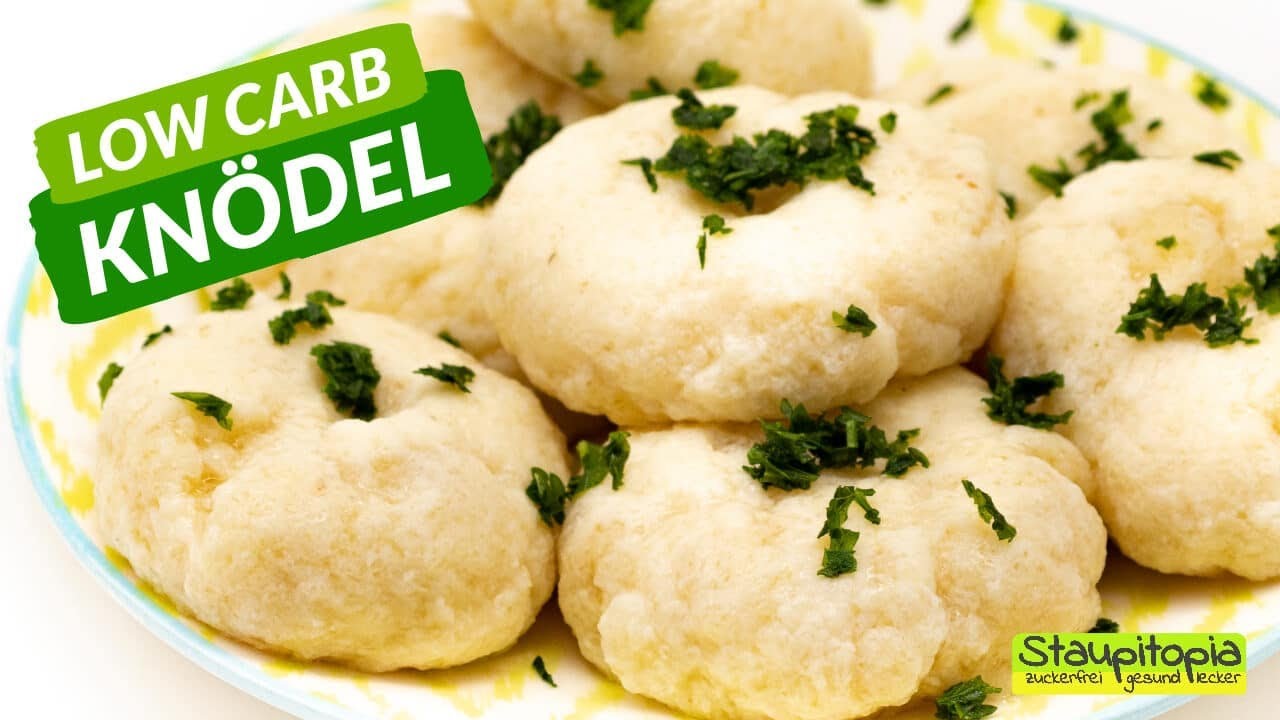 Low Carb Knödel selber machen - glutenfrei, proteinreich & super lecker!