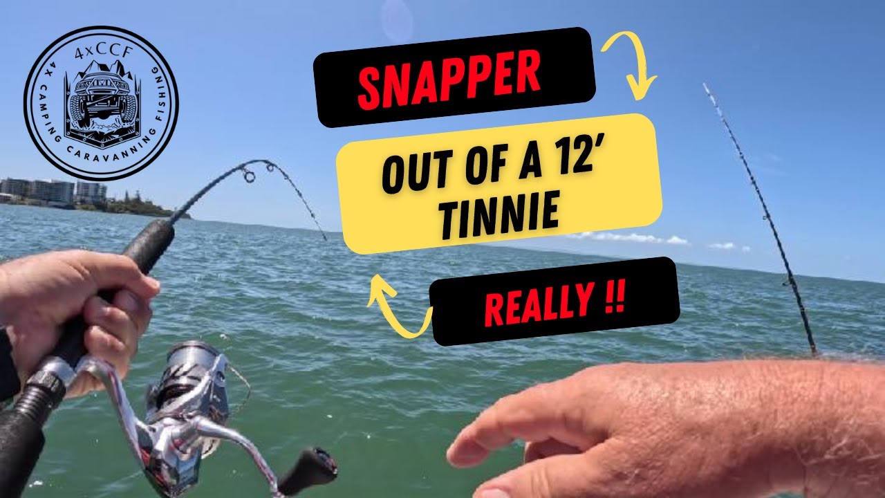Catching Snapper in a 12' Tinnie | Old School Style | 4xCCF