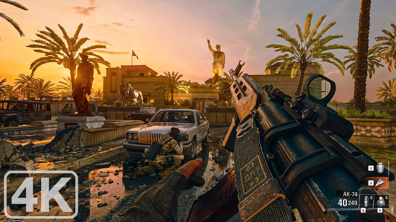 The Siege of Saddam's Palace for Weapons of Mass Destruction , Iraq 1991｜Call of Duty Black Ops 6｜4K