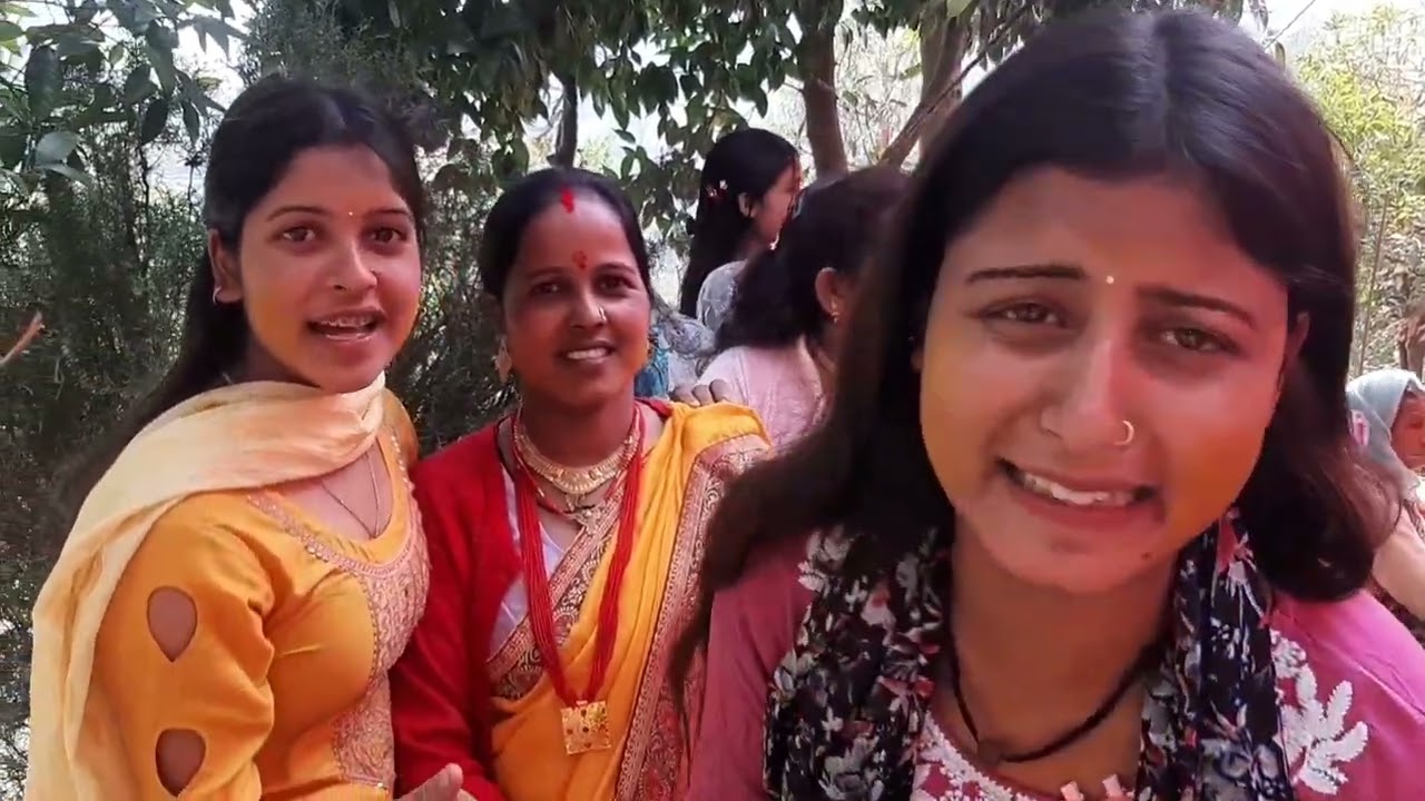 आज हमारे गांव में भाई का मुंडन था pahadi lifestyle 