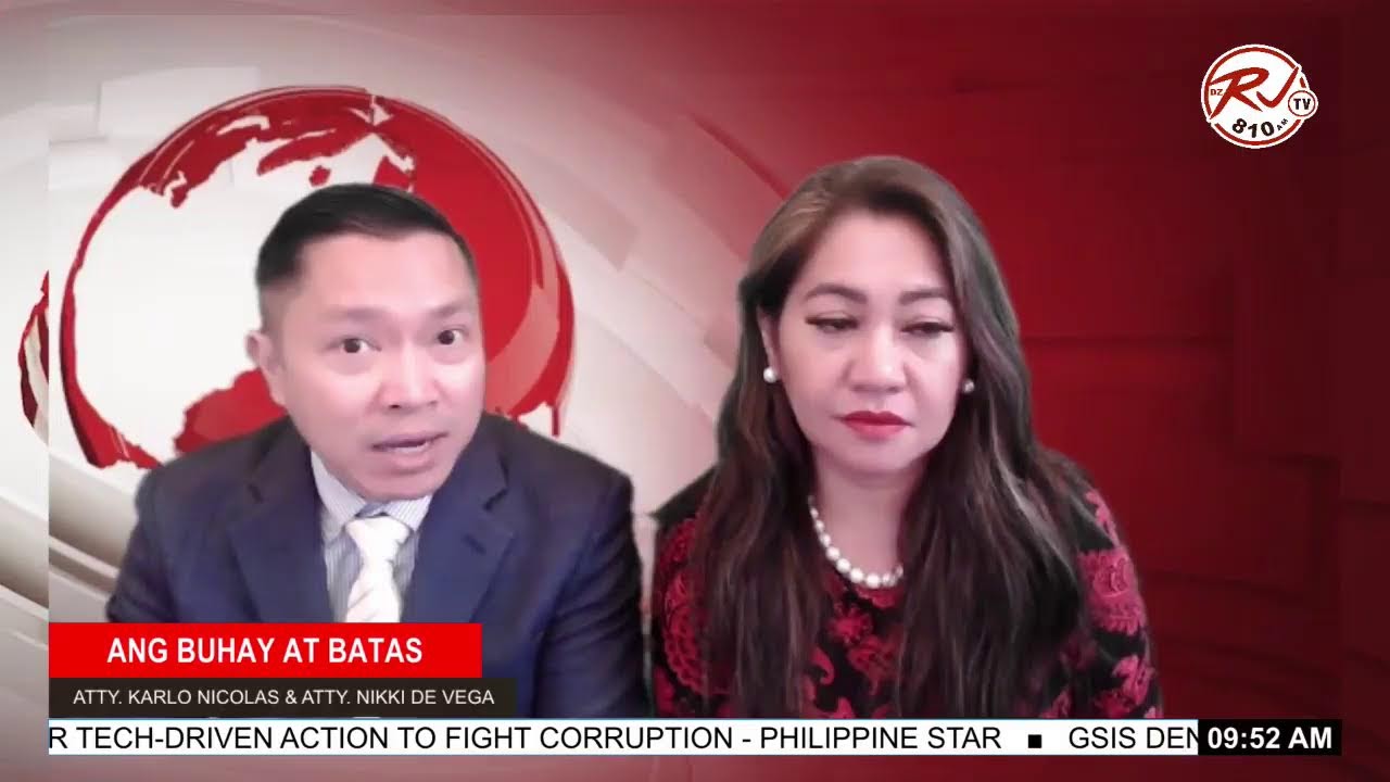 𝗔𝗻𝗴 𝗕𝘂𝗵𝗮𝘆 𝗔𝘁 𝗕𝗮𝘁𝗮𝘀 Hosted by Atty. Karlo Nicolas & Atty. Nikki de Vega - October 21, 2025