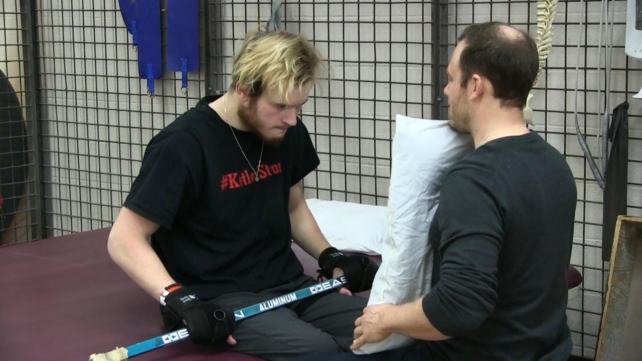 Player paralyzed during on-ice collision thanks hockey community for support