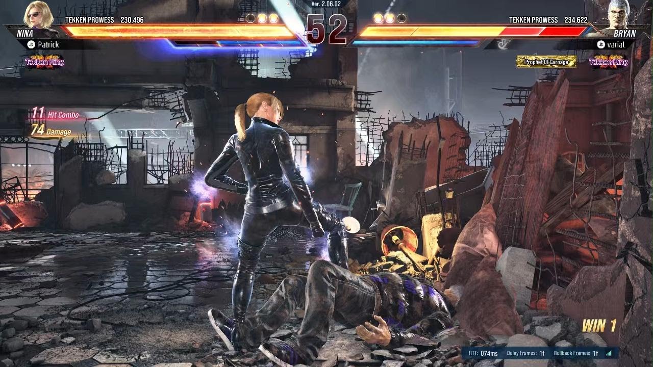 TEKKEN8 Nina Williams ranked matches