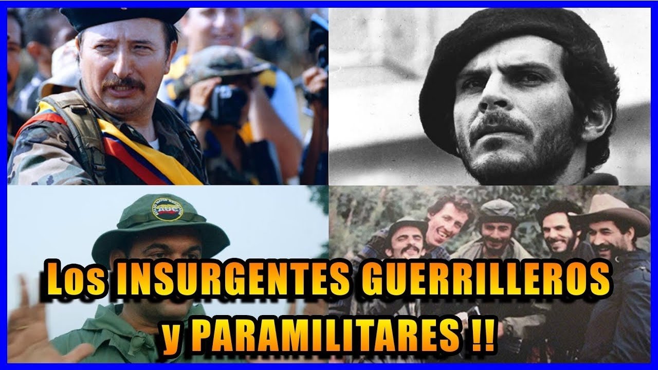 HISTORIA de Grandes GUERRILLEROS e INSURGENTES Colombianos