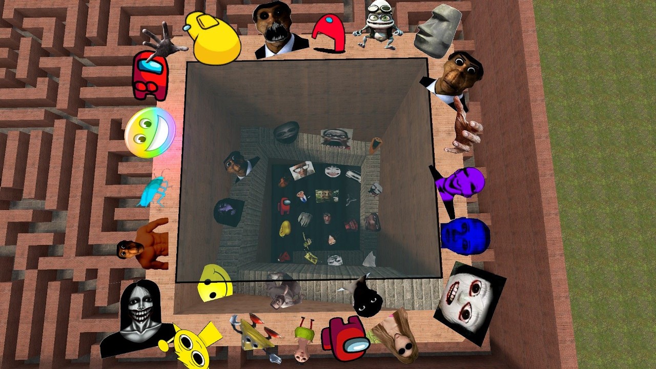 Cockroach Selene Sprunki And Too Much Wish Mystical Tree In Maze Nextbot Gmod #nextbotgmod