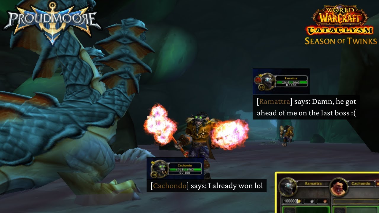 BFD Boss comp |  LVL 19 Twink PvE Tournament | Proudmoore Project