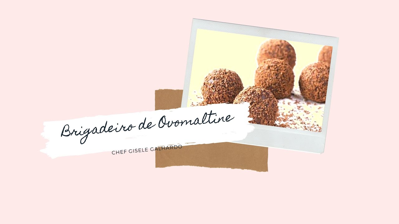 Brigadeiro de Ovomaltine que dura 3 dias sem melar 😱