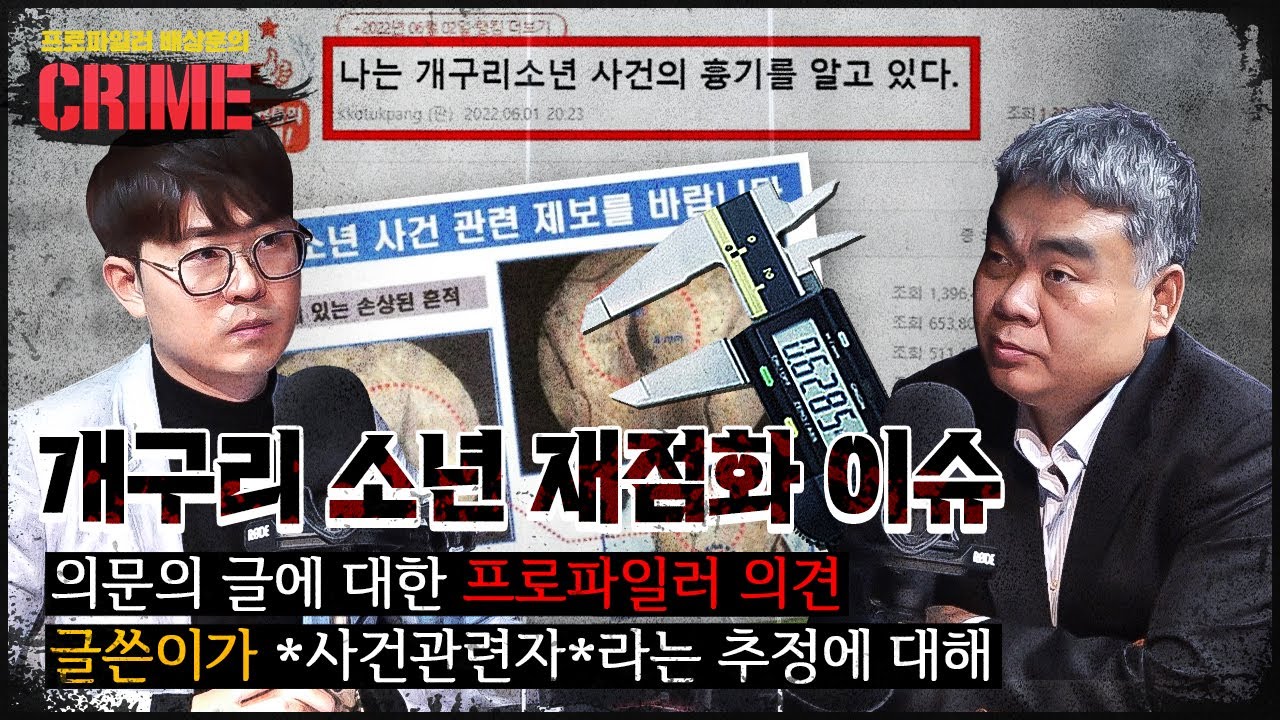 [개구리 소년 이슈] 네이트판에 올라온 의문의 글, 프로파일러의 의견은?