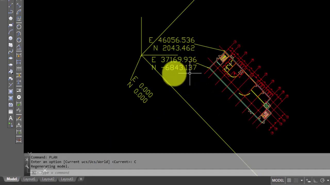 Convervet UTM Coordinates in Local Coordinates system & Use both in AutoCAD same drawing Urdu/Hindi