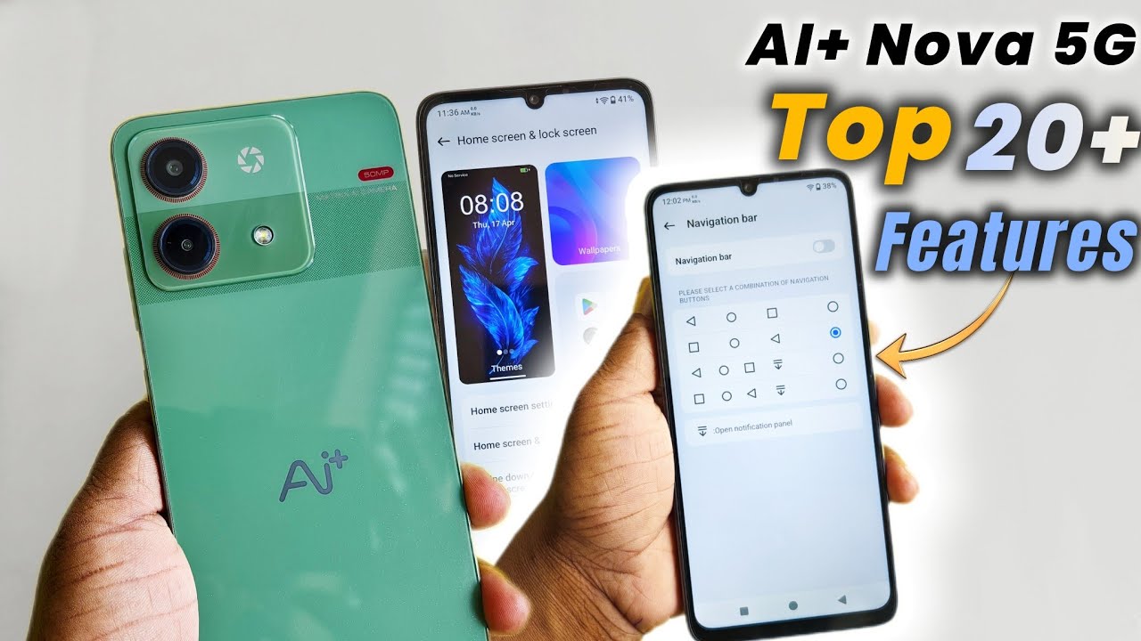 AI Plus Nova 5G Phone Features 🔥 | Top 20+ Features | AI Plus Smartphone | Hindi
