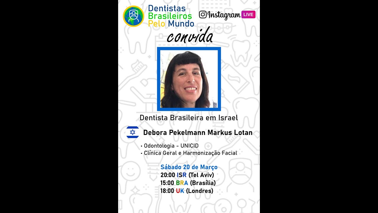 🔵#DENTISTA BRASILEIRA EM ISRAEL: Dra. 𝔻𝕖𝕓𝕠𝕣𝕒 ℙ𝕖𝕜𝕖𝕝𝕞𝕒𝕟𝕟 conta sua trajetória de sucesso.