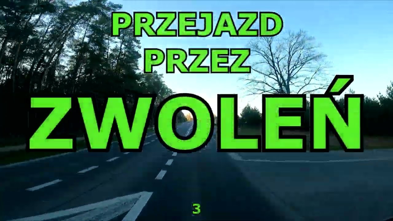 PRZEJAZD PRZEZ ZWOLEŃ 3 #zwoleń