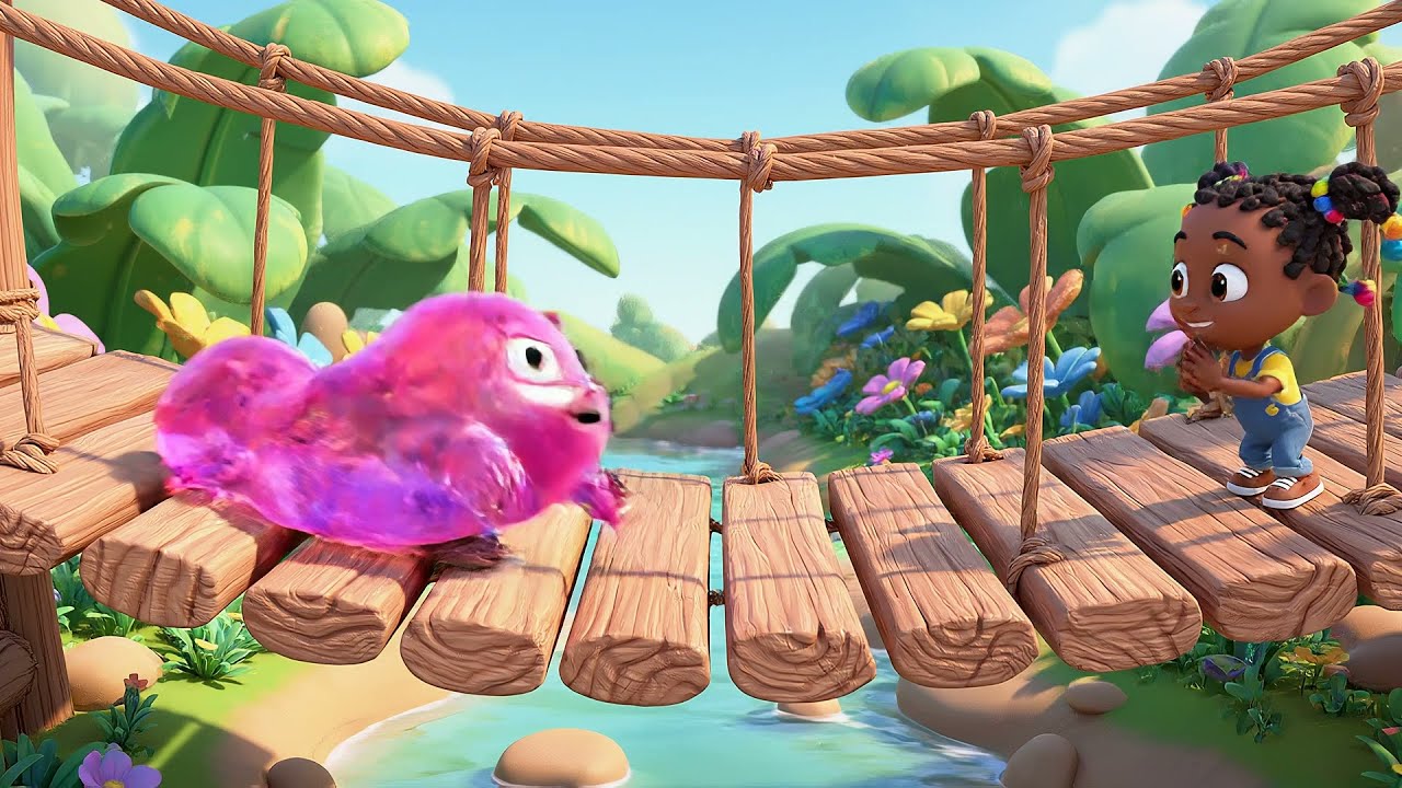 Fall Guys Jelly Runner Balanced on a Wobbl | Kids Songs & Nursery Rhymes