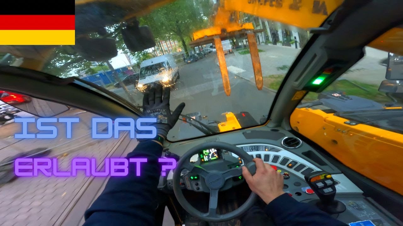 Baustelle durch Zufall gefunden! Mit dem Merlo quer durch die Straße 🚜😅
