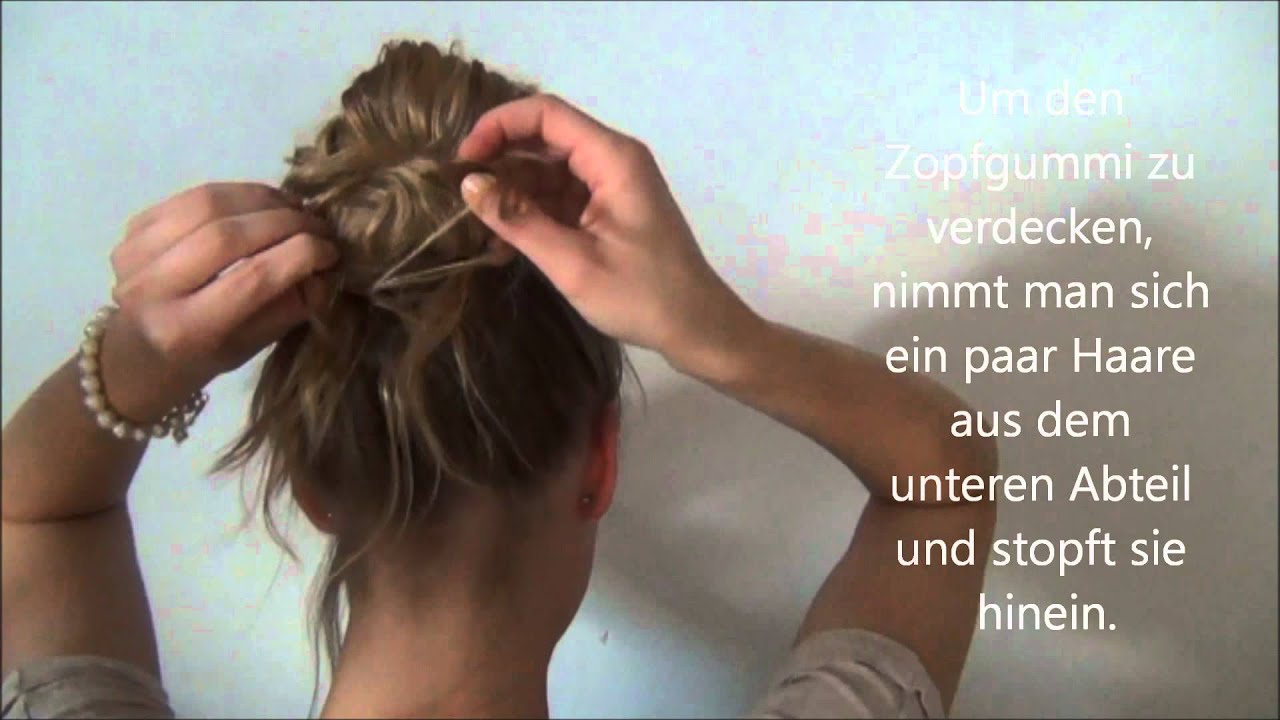 Einfache Alltagsfrisur