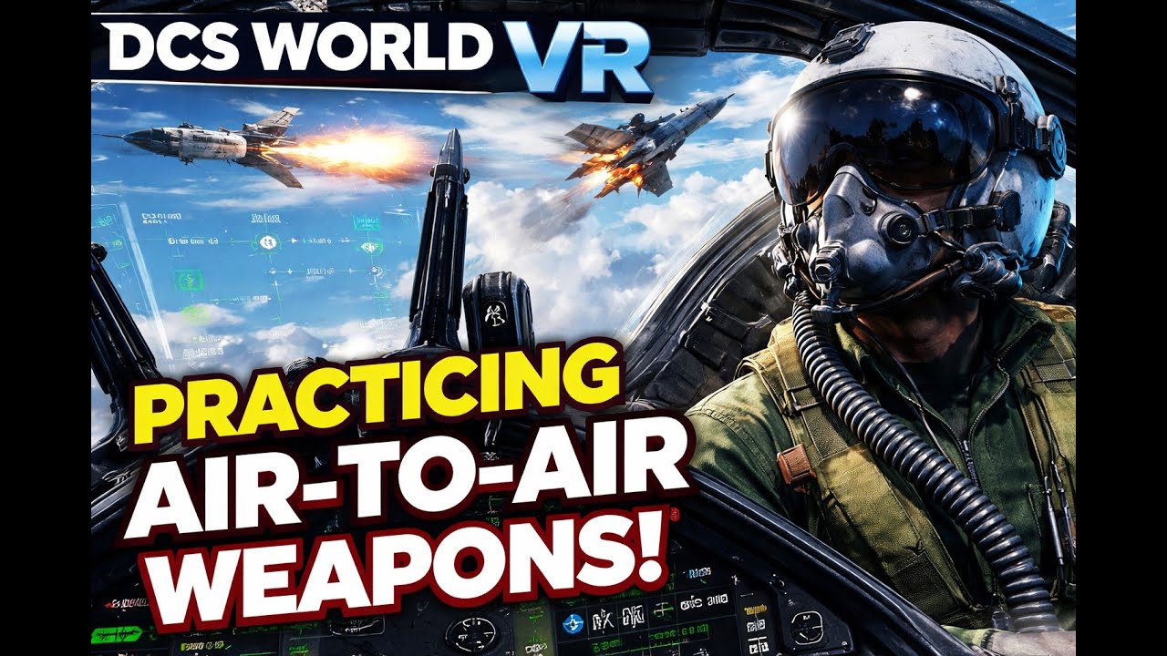 DCS World - F18 Hornet - A2A Weapon Practice (Newbie)