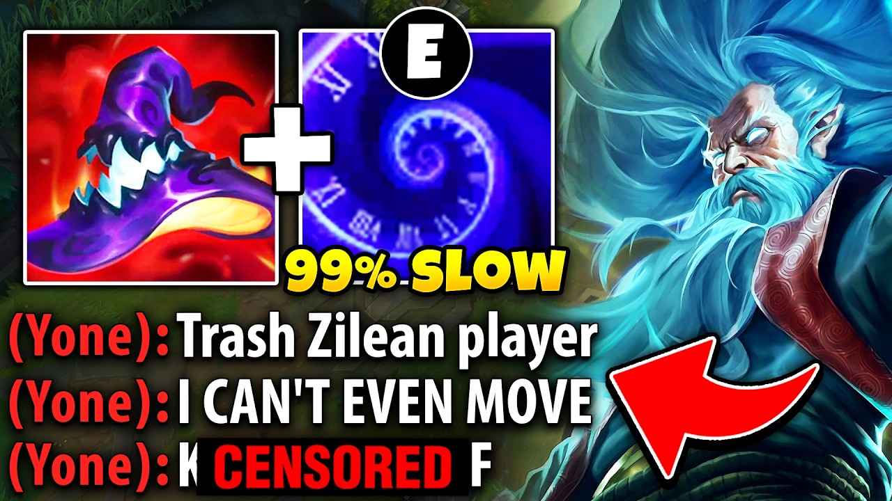 I made Yone have a mental breakdown with Zilean mid... (HE GOT BANNED)