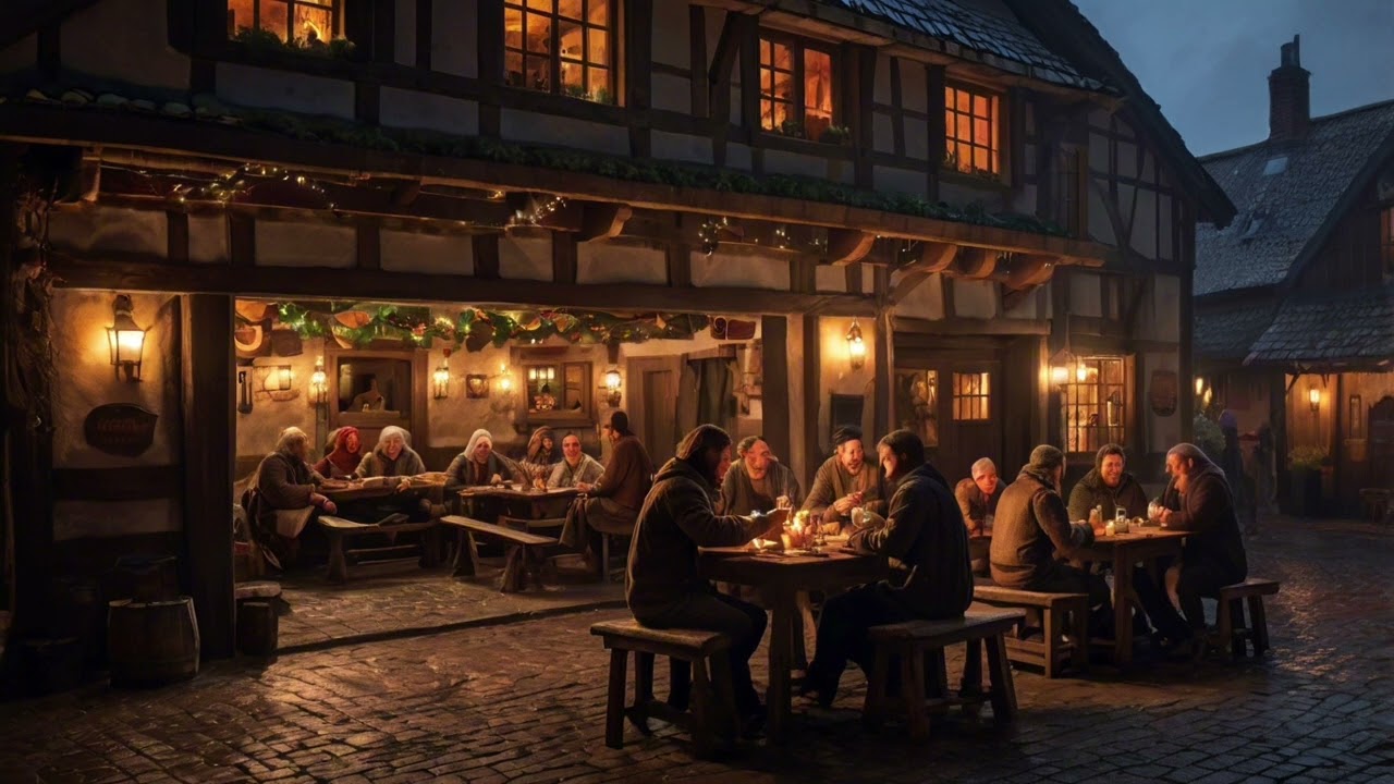 Peaceful Tavern Day - Relaxing Medieval Music, Fantasy Bard/Tavern Ambience