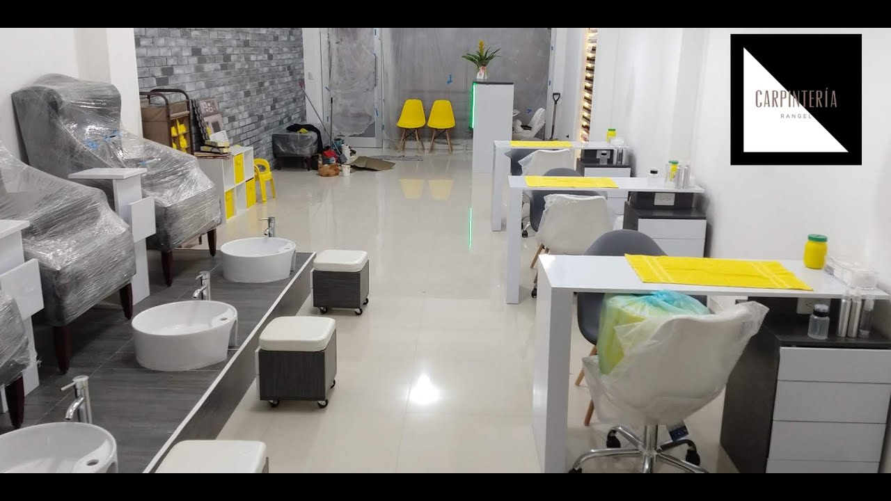 Fabricacion de muebles para salon de uñas
