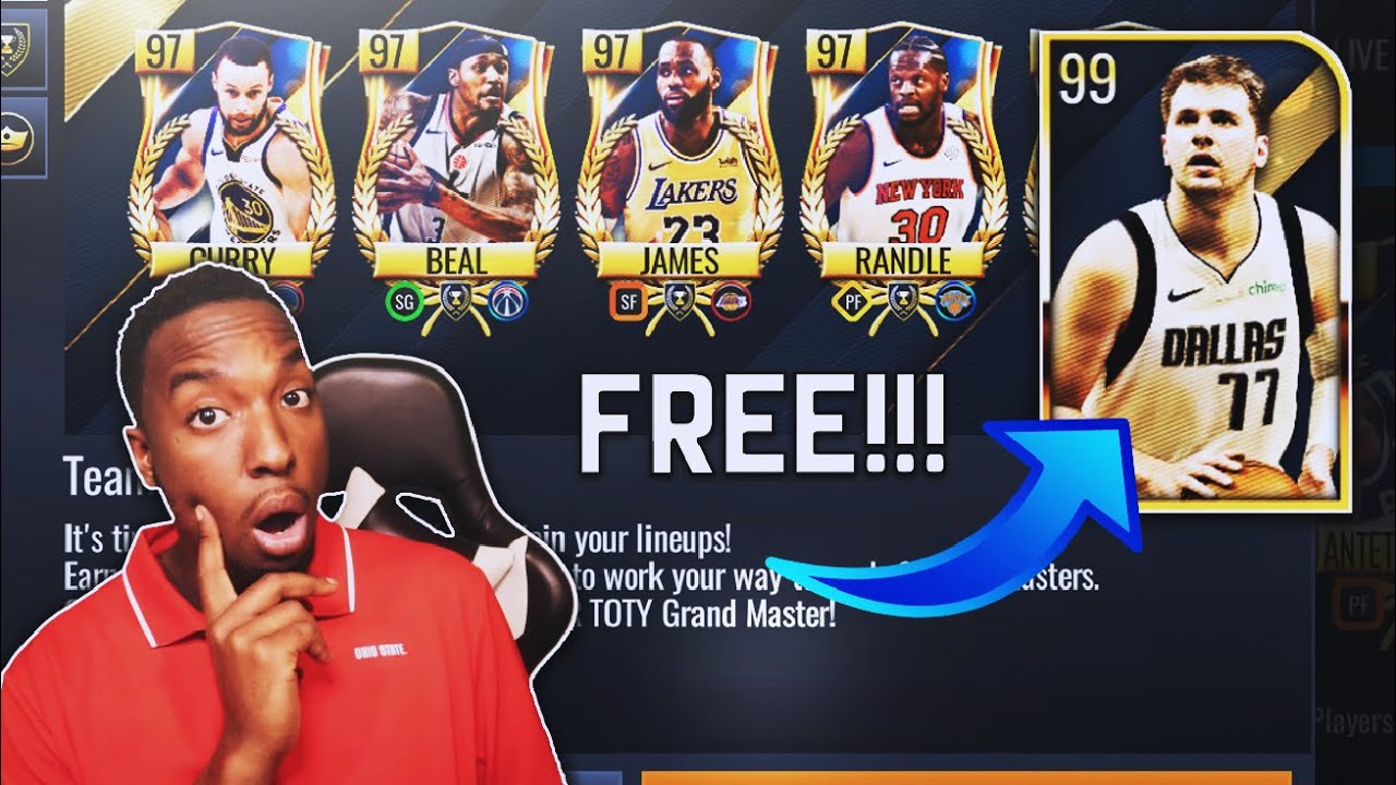 HOW TO GET 99 LUKA AND 3X 97 OVR TOTY MASTERS NO MONEY SPENT!!! NBA LIVE MOBILE SEASON 5