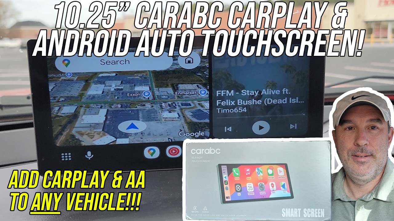 Adding Apple CarPlay & Android Auto for car's that DIDN'T come with it!  CARABC CarPlay TouchScreen