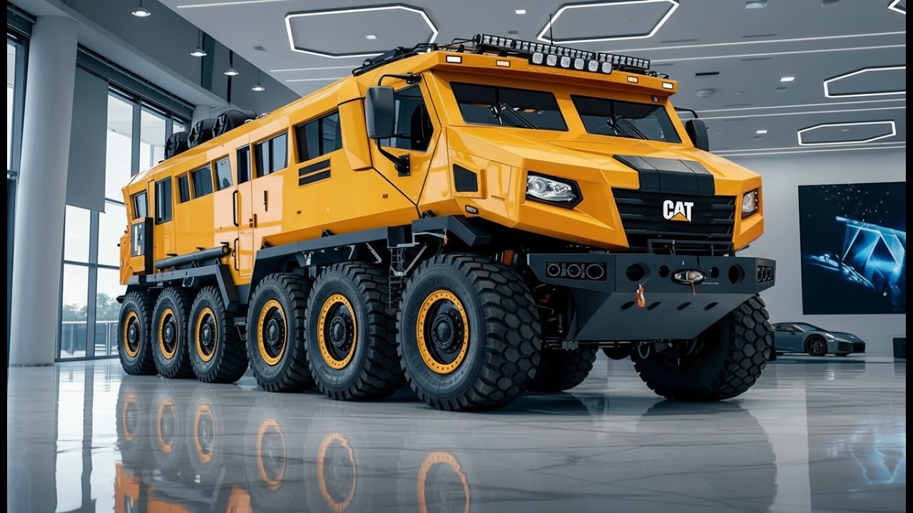 2026 Caterpillar EARTHSHOCK 12&times;12 &mdash; The Craziest 12-Wheel Luxury Motorhome Ever Built! 🔥