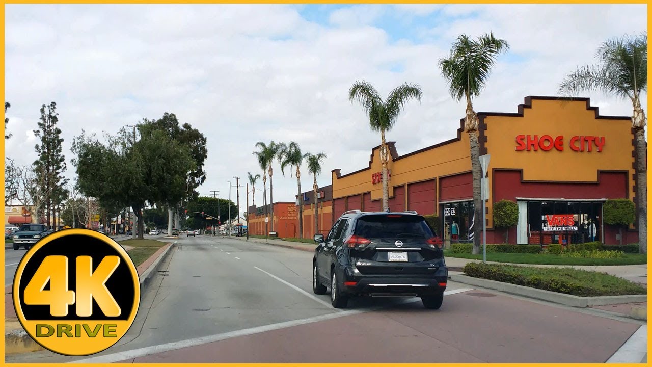 Driving Tour of Garvey Ave (El Monte to Rosemead) [4K]