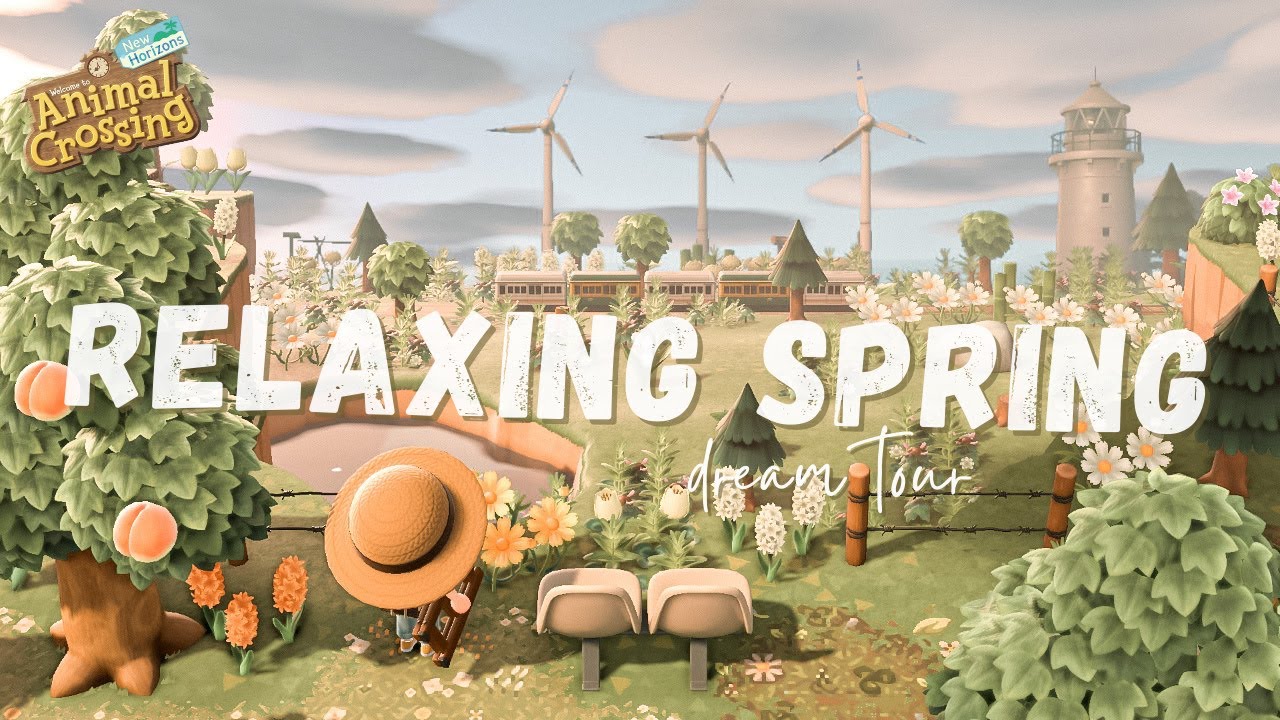 Relaxing Springcore Island | Noyo Dream Tour | Animal Crossing New Horizons