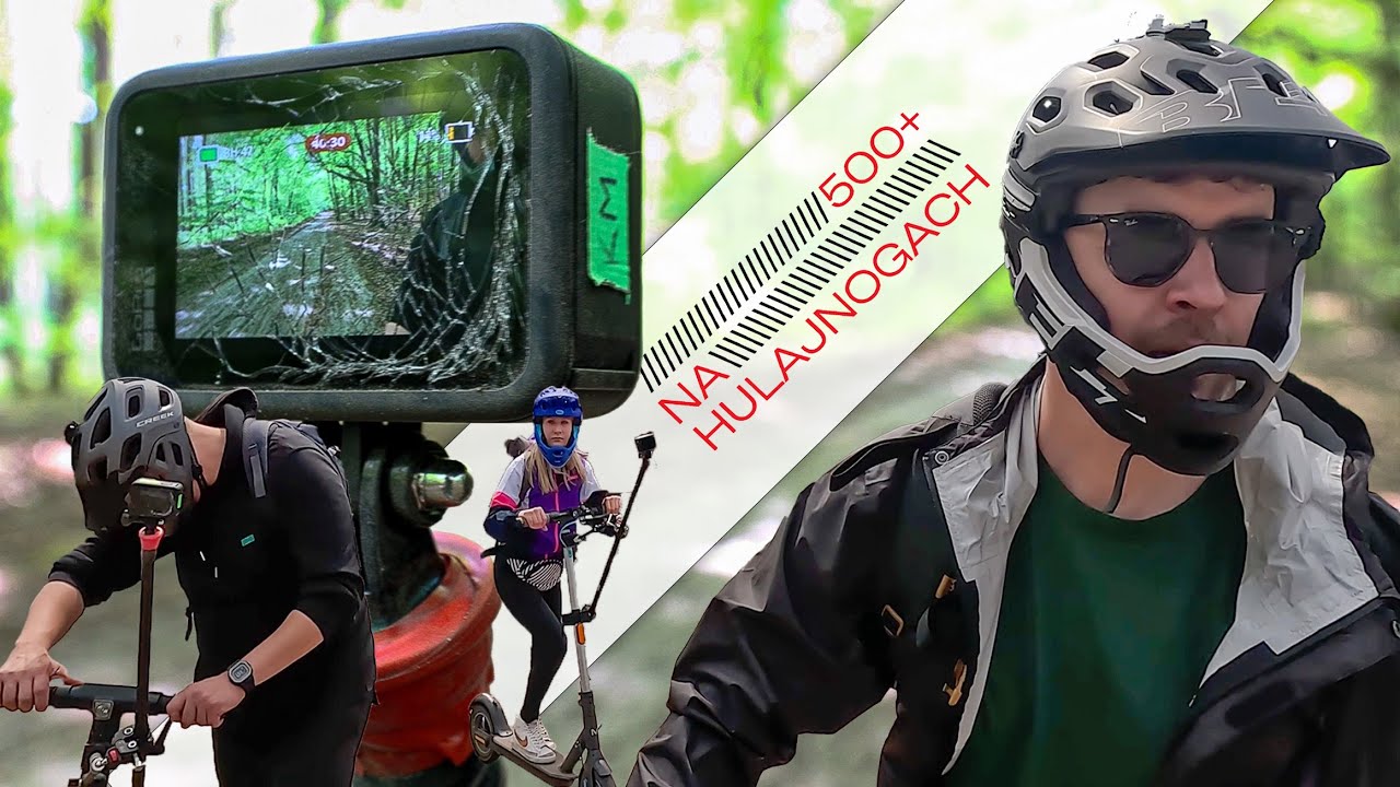 Jak rozwalić dwie kamery i kolano w jeden dzień? 500+ na hulajnogach #3