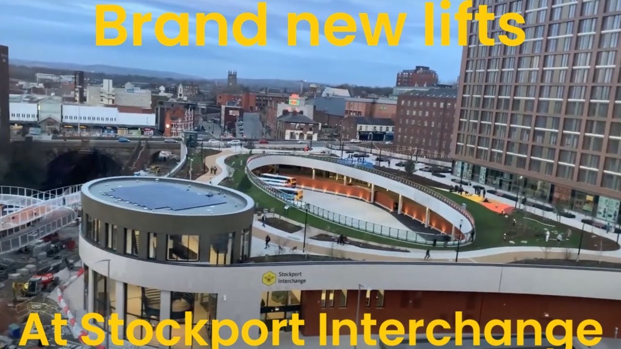 3 BRAND NEW KONE MonoSpaces at Stockport Interchange