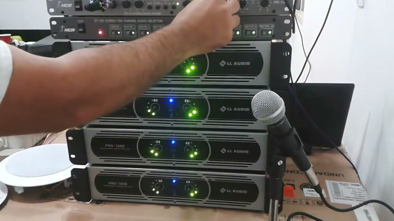 🔥 Kit de som ambiente 240 caixas - Monte você mesmo