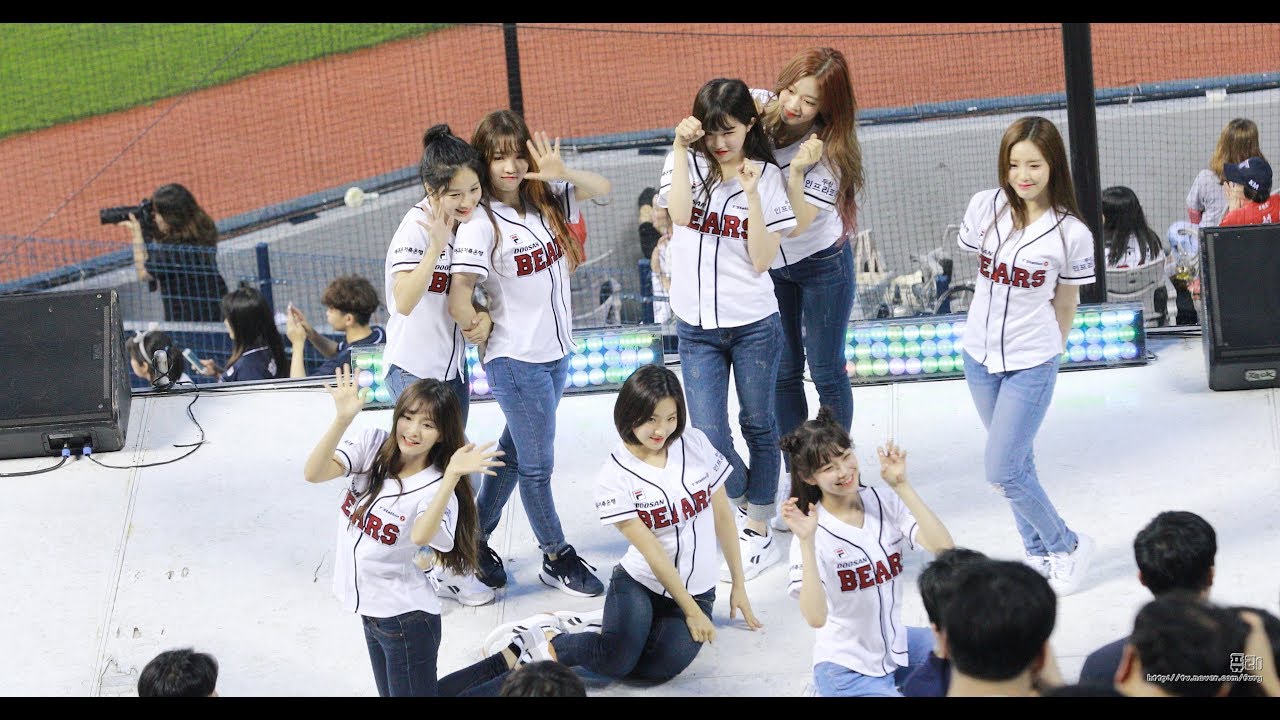 180629 프로미스나인(fromis_9) - 두근두근(DKDK) (2018 KBO 리그 두산 vs 기아)