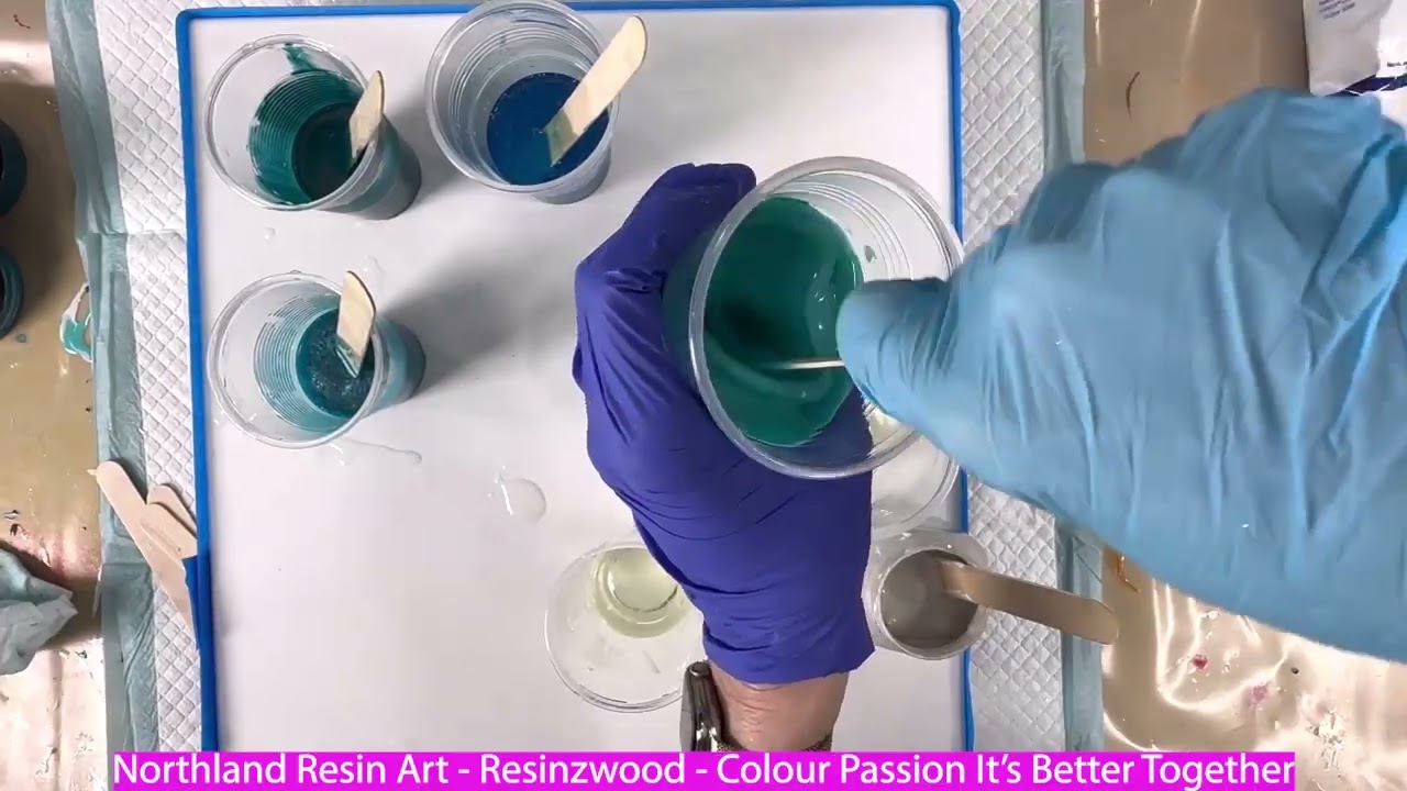 Complete Resin Pour Tutorial With Colour Passion Brand