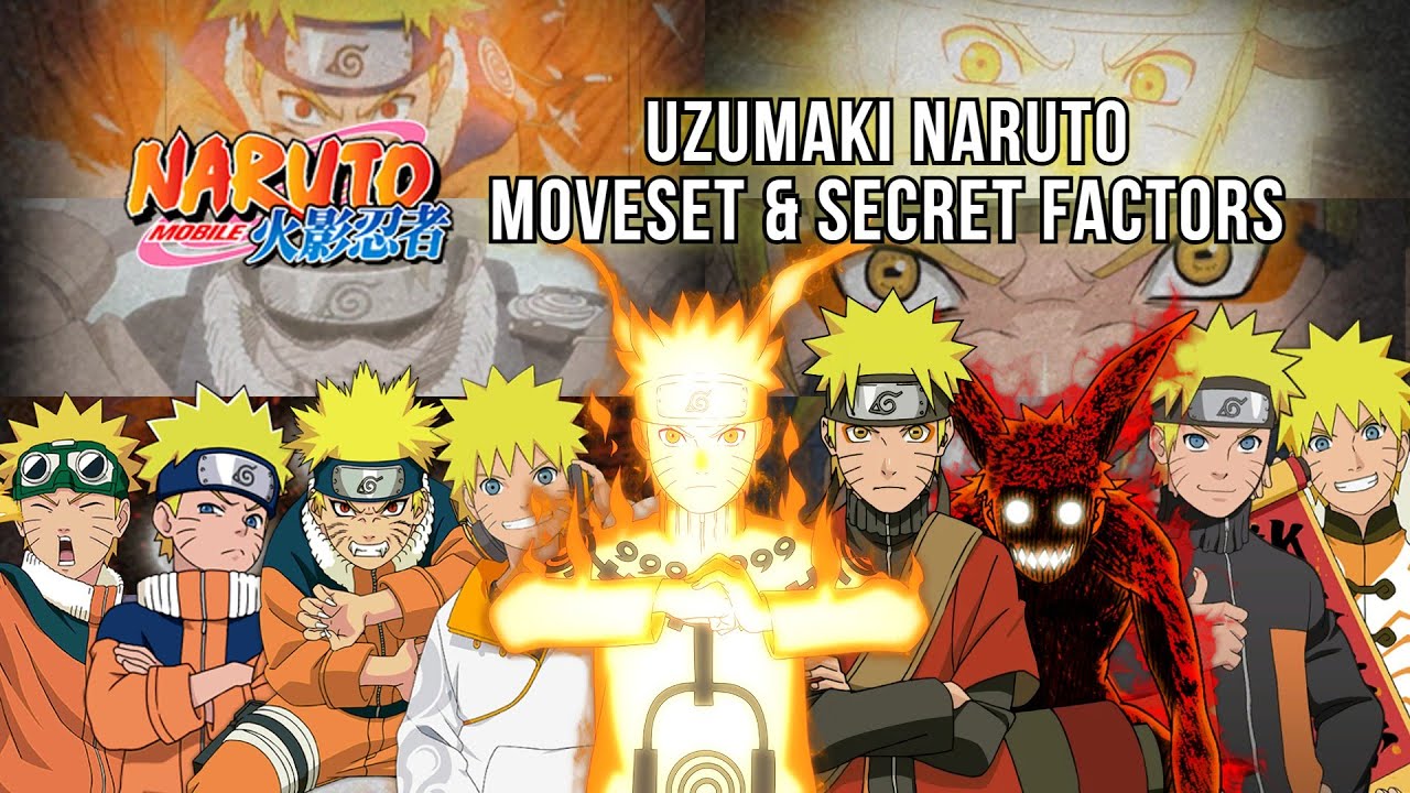 Every Naruto Uzumaki So Far [Moveset & Secret Factors] | Naruto Mobile