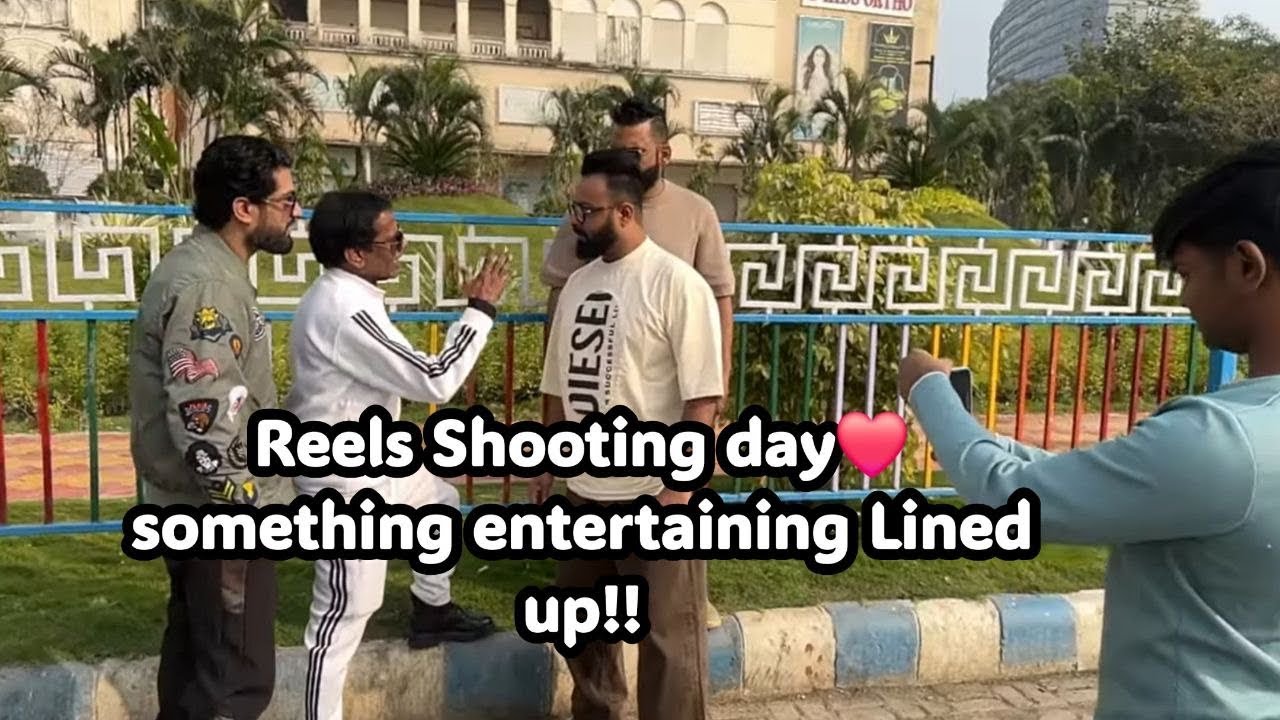 Shooting at Eco Park/Mehnat jaari hai doston❣️❣️