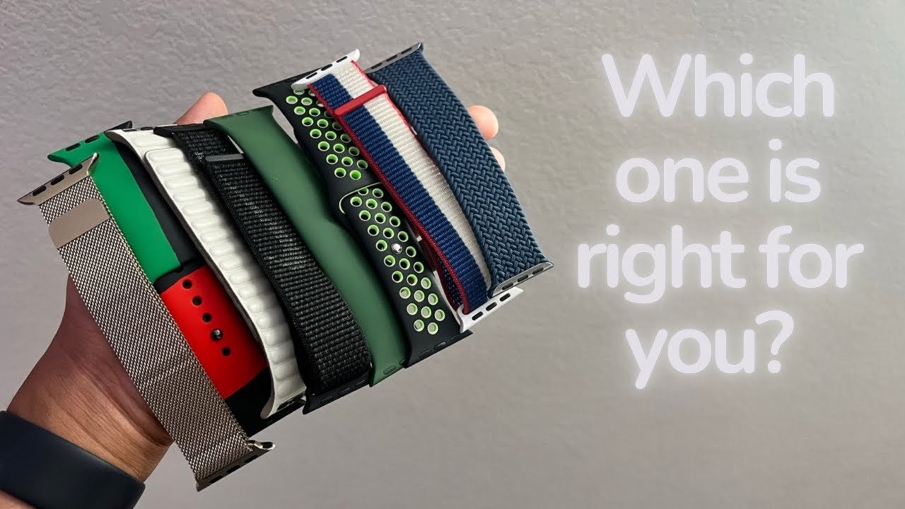 Обзор ВСЕХ ремешков для Apple Watch | Какой из них подойдет именно вам?