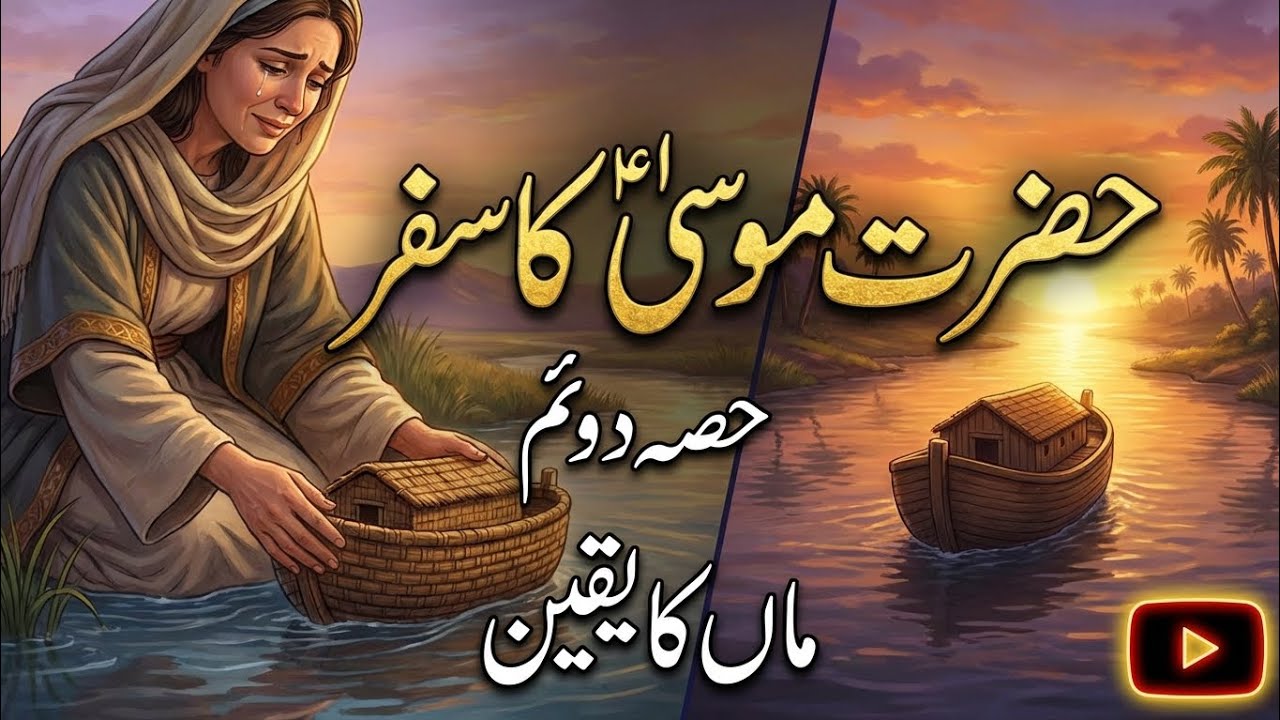 The Journey of Prophet Musa (AS) and the Unshakable Faith of His Mother | Inspiring @Story12g