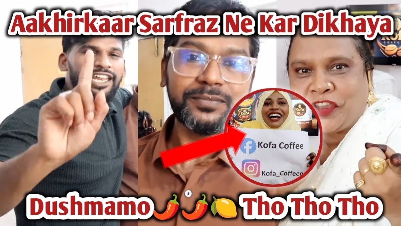 Mr Sarfaraz Akhir Kar Dikhaya | Dushman o Mih Par Pada Tamacha | Kyu Roya😃 Sarfaraz... 