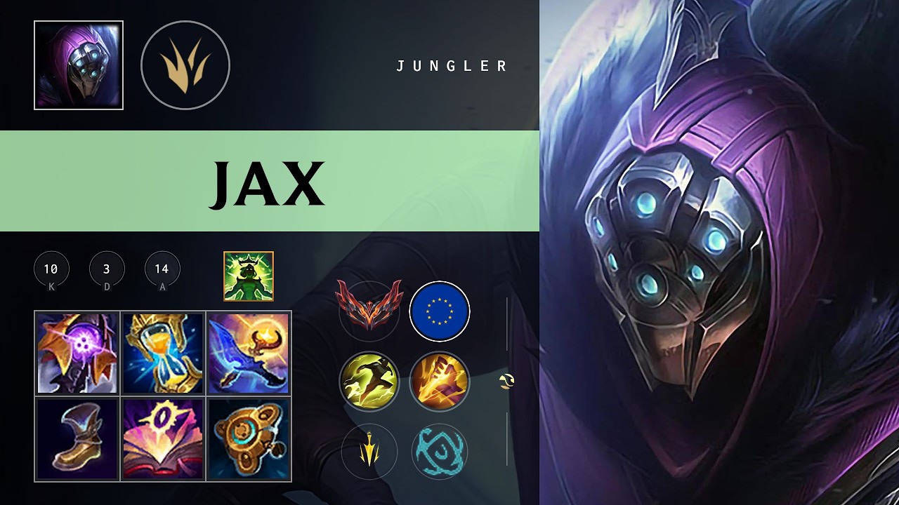 Jax Jungle vs Jarvan IV - EUW Grandmaster Patch 26.10