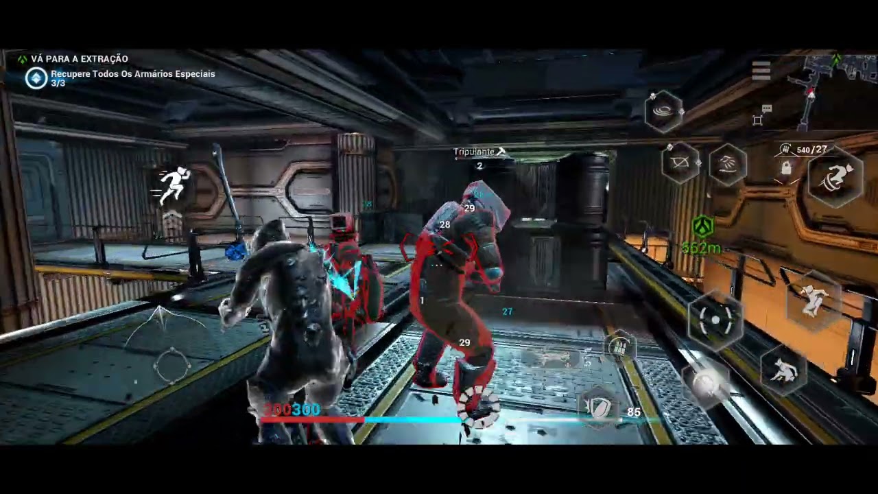 Warframe  mobile Br primer gameplay 