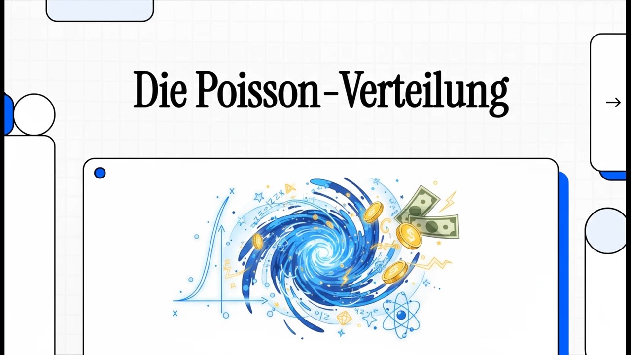 Poisson-Verteilung: Wie aus EINER Zahl alle Wahrscheinlichkeiten entstehen