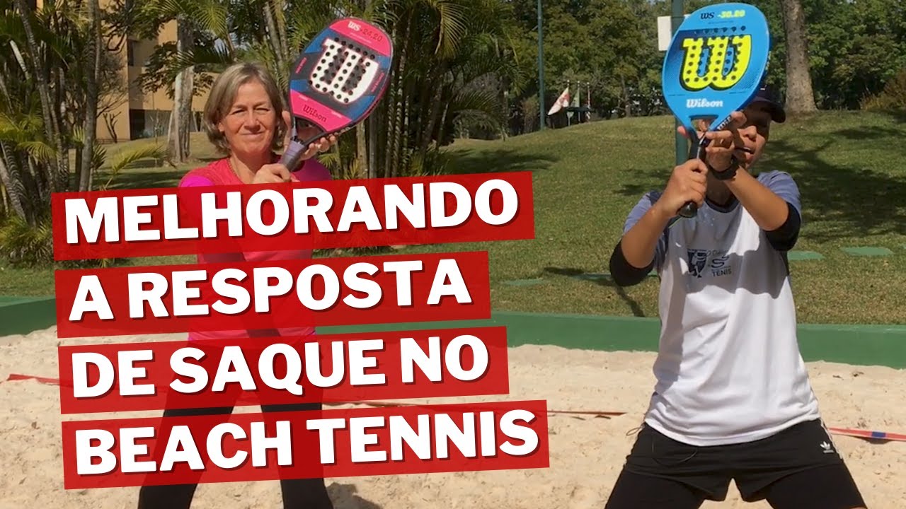 COMO MELHORAR A RESPOSTA DE SAQUE NO BEACH TENNIS | SUZANA SILVA TÊNIS