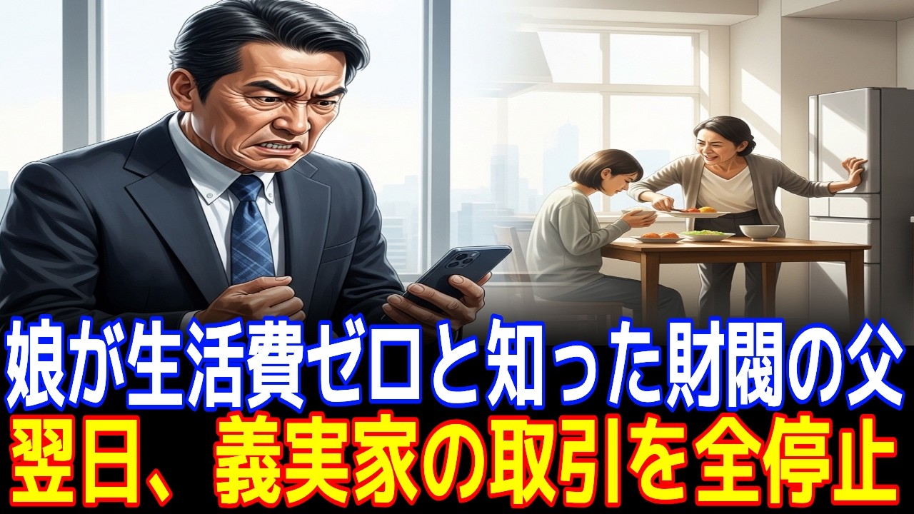 娘が生活費ゼロと知った財閥の父, 翌日、義実家の取引を全停止