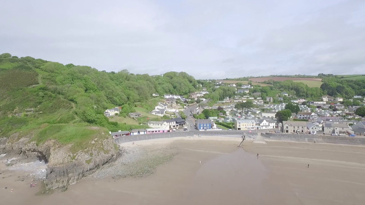 pendine sands, drone