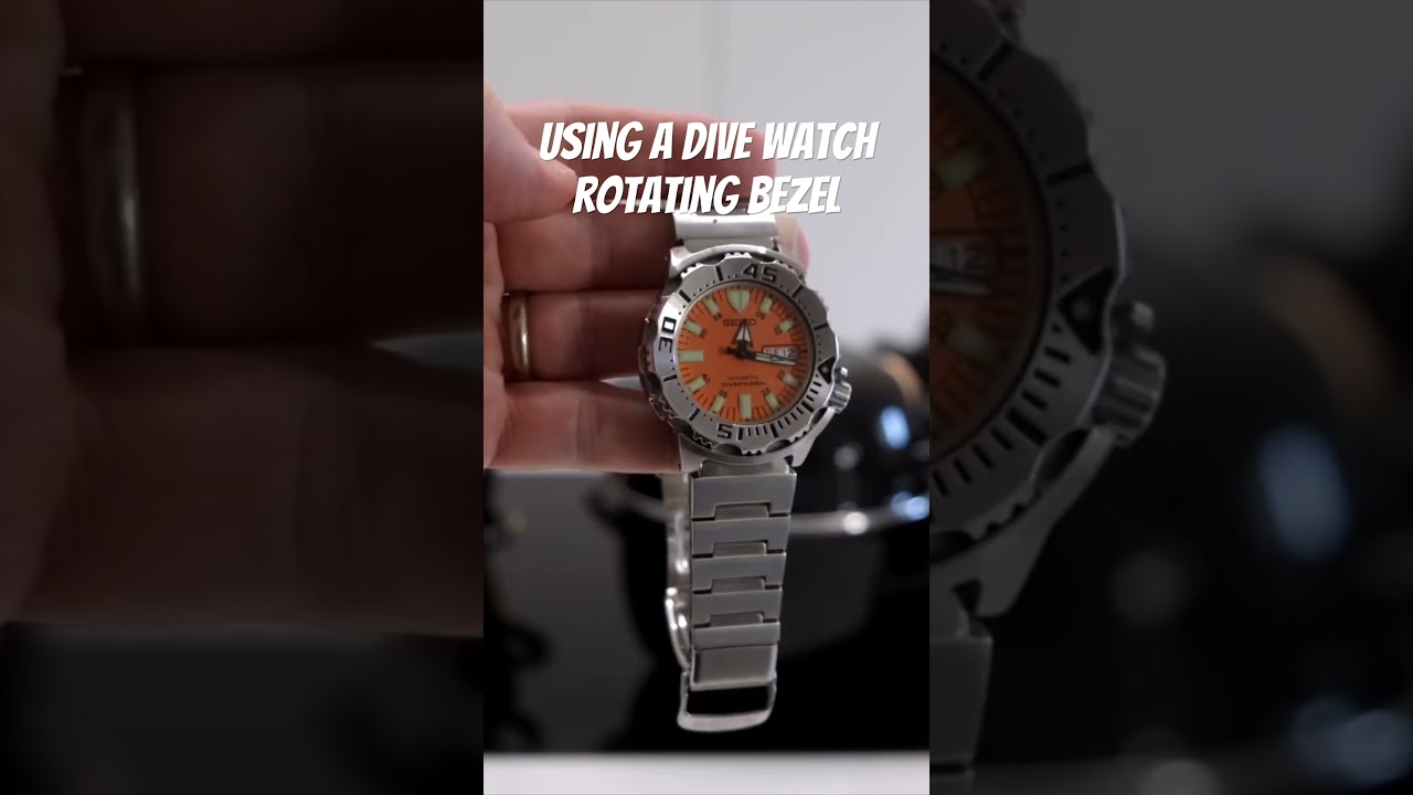 How to use a rotating bezel on a dive watch #divewatch
